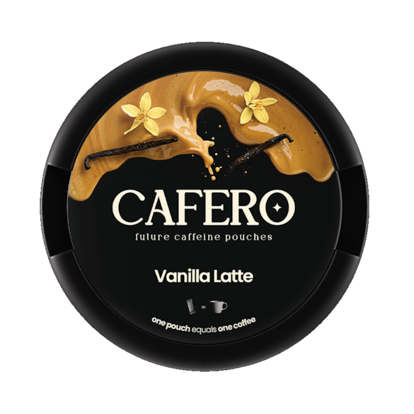 CAFERO Vanilla Latte Caffeine Pouches
