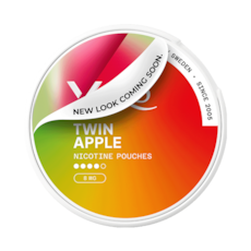 XQS Twin Apple Slim Strong Nicotine Pouches