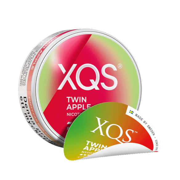 XQS Twin Apple Slim Strong Nicotine Pouches