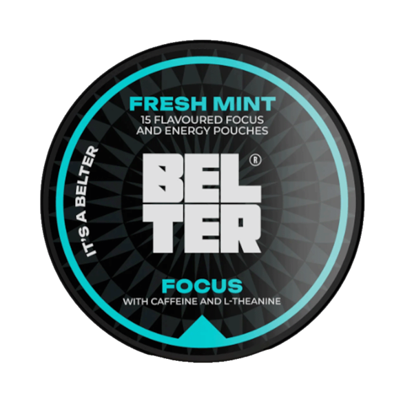 BELTER Focus Fresh Mint Caffeine Pouches