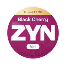ZYN Black Cherry Mini 1.5mg X-Low 10 Pouches
