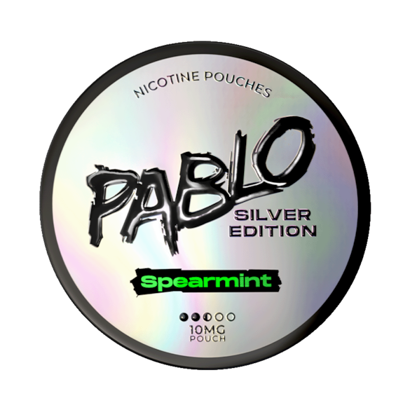 PABLO Silver Edition Spearmint 10mg