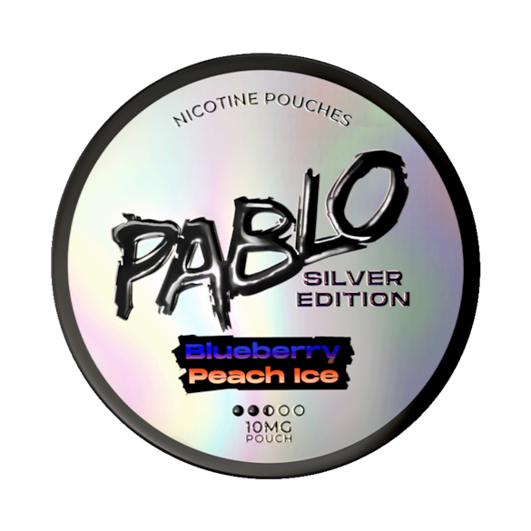 PABLO Silver Edition Blueberry Peach Ice 10mg