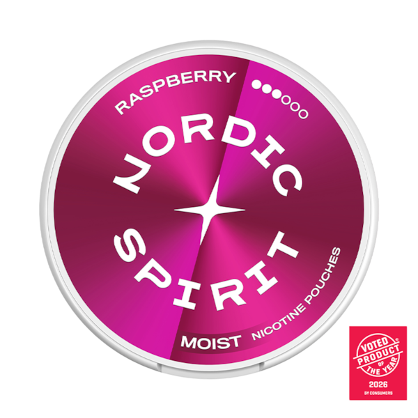 Nordic Spirit Raspberry 9mg (£2.49/ct) - Slim - Strong - Tobacco Free