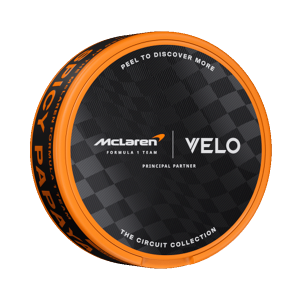 Velo Limited Edition Circuit Collection, Design Inspired By Mclaren Racing (£2.99/ct) - Slim - Strong - Tobacco Free