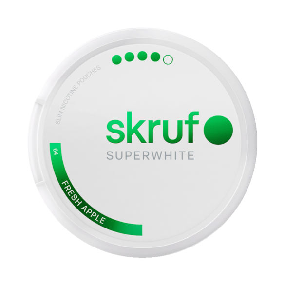 Skruf Superwhite No.64 Fresh Apple 12mg