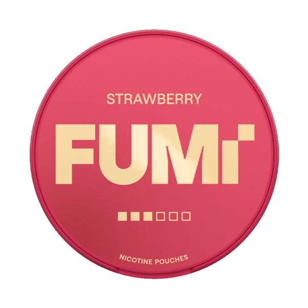 Fumi Strawberry 8mg (£0.99/ct) - Slim - Strong - Tobacco Free