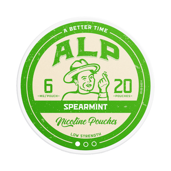 Alp Spearmint 6mg (£3.75/ct) - Slim - Normal - Tobacco Free