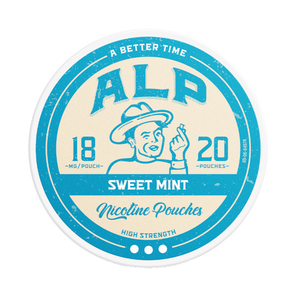 Alp Sweet Mint 18mg (£3.75/ct) - Slim - Ultra Strong - Tobacco Free