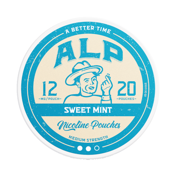 Alp Sweet Mint 12mg (£3.75/ct) - Slim - Extra Strong - Tobacco Free