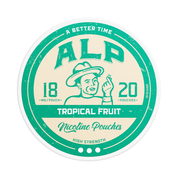 Alp Tropical Fruit 18mg (£3.75/ct) - Slim - Ultra Strong - Tobacco Free