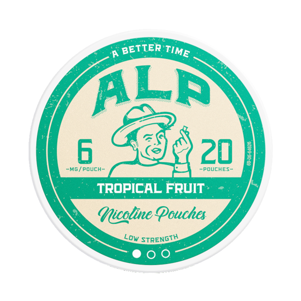 Alp Tropical Fruit 6mg (£3.75/ct) - Slim - Normal - Tobacco Free