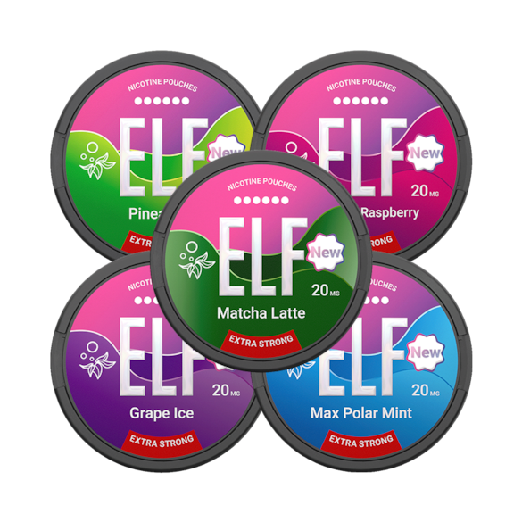 ELF Nicotine Pouches 5-pack 20mg Mixpack