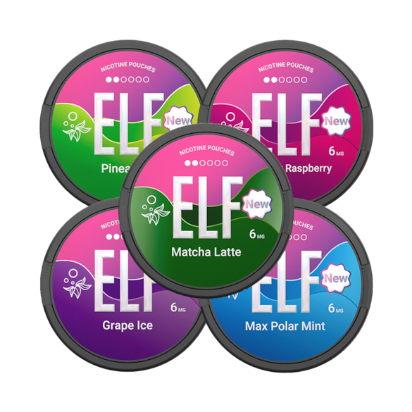 ELF Nicotine Pouches 5-pack 6mg Mixpack