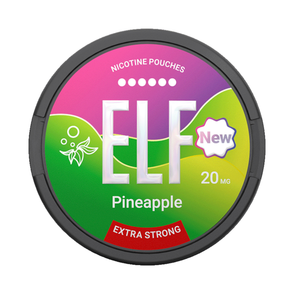 Elf Nicotine Pouches Pineapple 20mg (£2.4/ct) - Slim - Ultra Strong - Tobacco Free