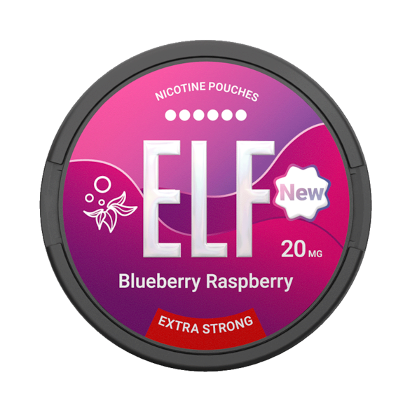 ELF Nicotine Pouches Blueberry Raspberry 20mg