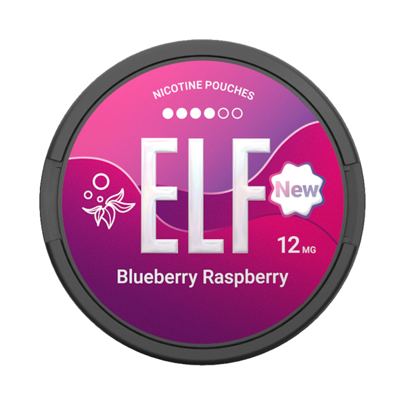 ELF Nicotine Pouches Blueberry Raspberry 12mg