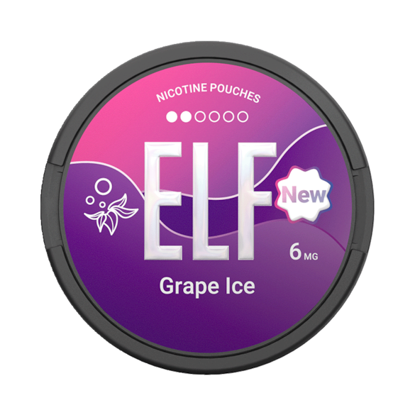 ELF Nicotine Pouches Grape Ice 6mg