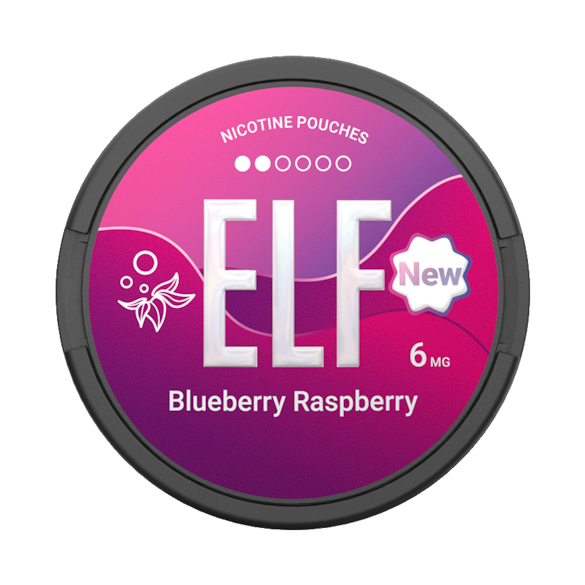 ELF Nicotine Pouches Blueberry Raspberry 6mg