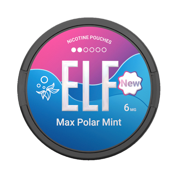 ELF Nicotine Pouches Max Polar Mint 6mg