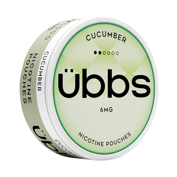Übbs Cucumber 6mg (£0.99/ct) - Slim - Normal - Tobacco Free