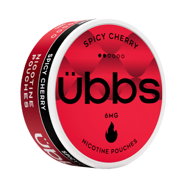 Übbs Spicy Cherry Regular 6mg (£2.4/ct) - Slim - Normal - Tobacco Free