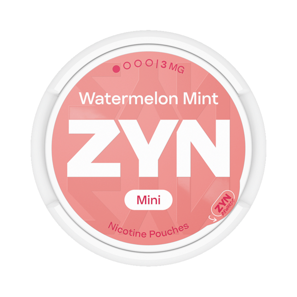 Zyn Watermelon Mint Mini 3mg (£2.49/ct) - Mini - Less Intense - Tobacco Free