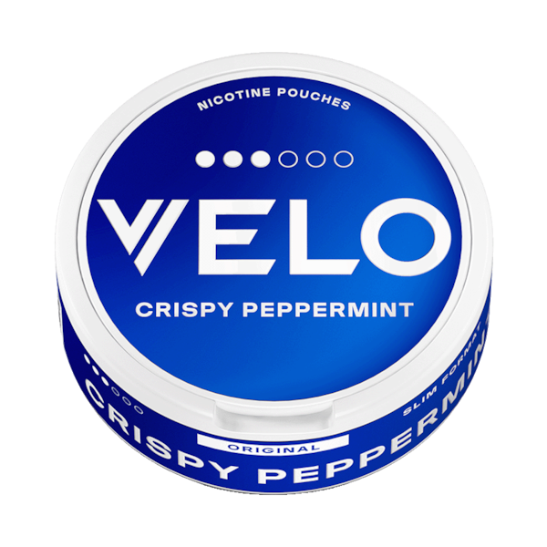 Velo Crispy Peppermint 10mg (£2.99/ct) - Slim - Extra Strong - Tobacco Free