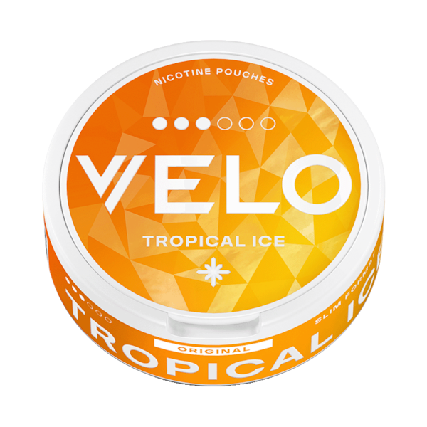Velo Tropical Ice 10mg (£2.99/ct) - Slim - Extra Strong - Tobacco Free