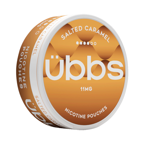 Übbs Salted Caramel 11mg (£2.4/ct) - Slim - Extra Strong - Tobacco Free