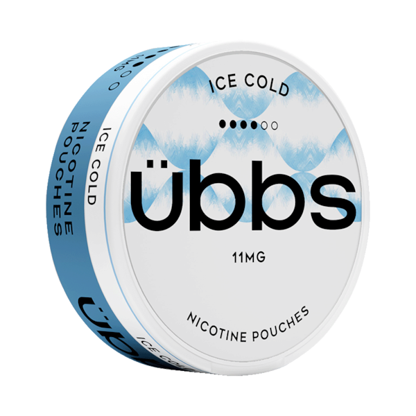 Übbs Ice Cold 11mg (£2.4/ct) - Slim - Extra Strong - Tobacco Free
